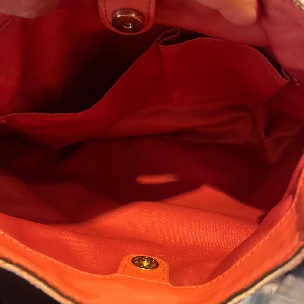 Coach Pink and Orange Women's Bag - Picture 12 of 17